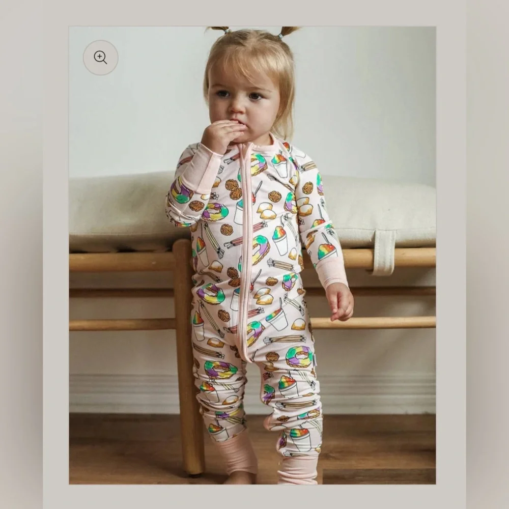 Southern Slumber Sweets Bamboo Pajamas 0–3M NWT Zip One Piece